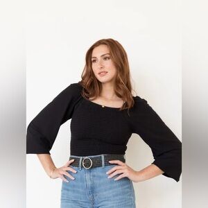 Able Alma Smocked Top